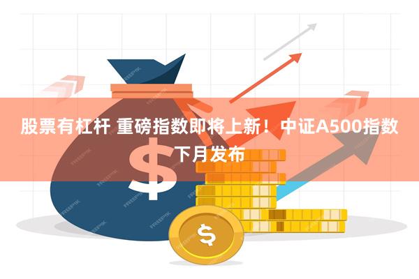 股票有杠杆 重磅指数即将上新！中证A500指数下月发布