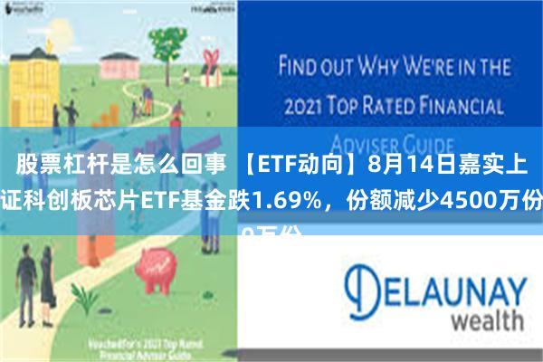 股票杠杆是怎么回事 【ETF动向】8月14日嘉实上证科创板芯片ETF基金跌1.69%，份额减少4500万份