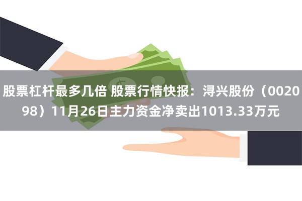 股票杠杆最多几倍 股票行情快报：浔兴股份（002098）11月26日主力资金净卖出1013.33万元