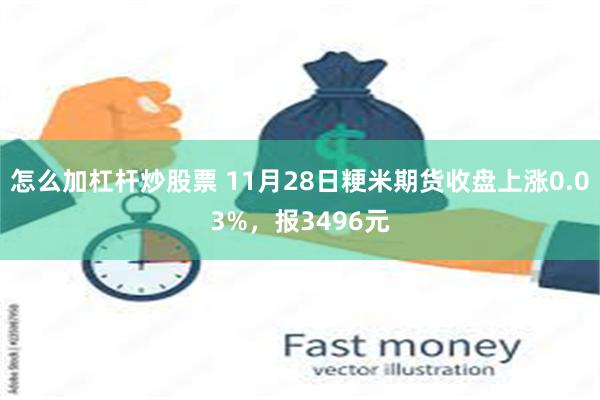 怎么加杠杆炒股票 11月28日粳米期货收盘上涨0.03%，报3496元